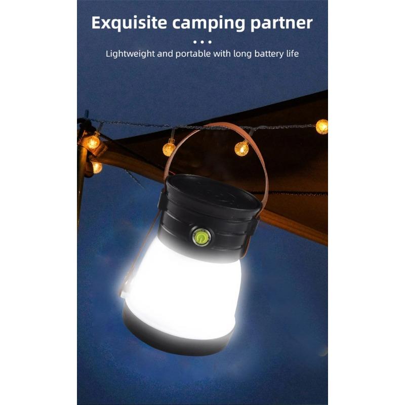 Solar Lights Portable Camping Lamp Camping Tent Outdoor Lighting Rechargeable Emergency Lamp Pendant Lamp Portable Camping Light