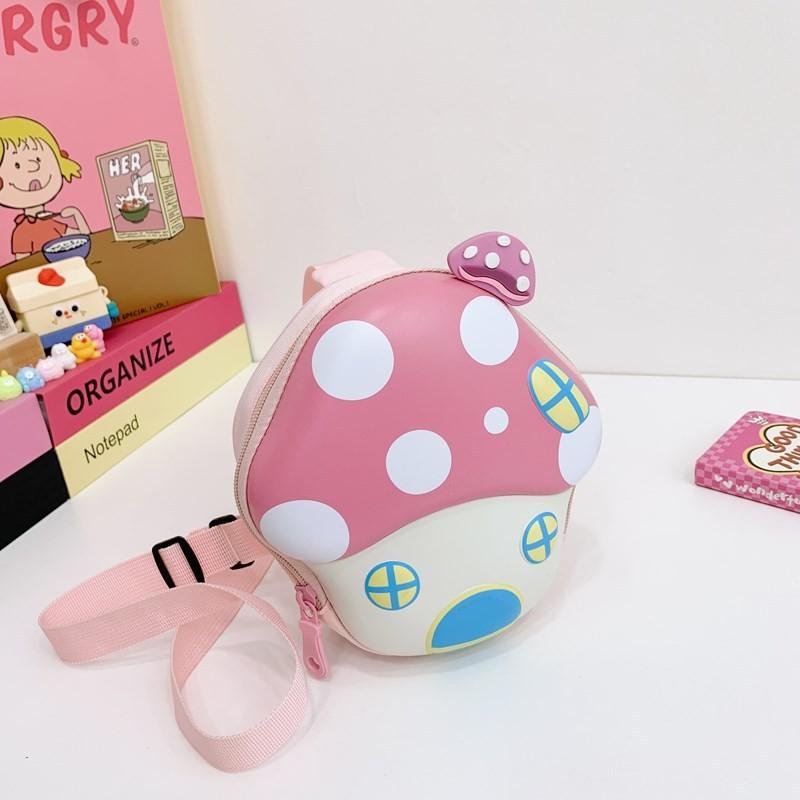 

Гриб Милый Узор И Портативная Функция Детский Модный Нейлоновый Нагрудный Кошелек