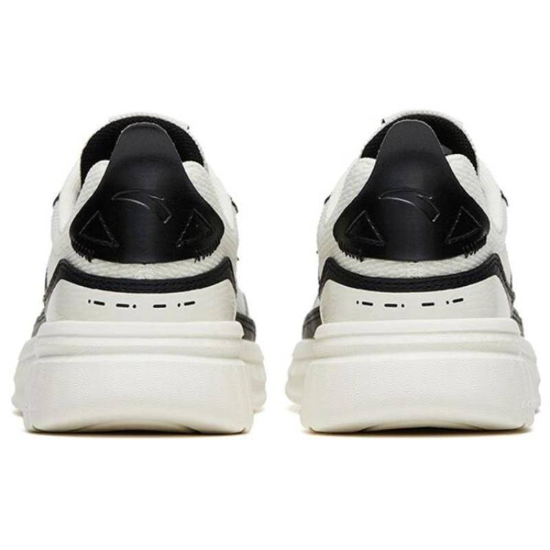 Anta Walker Traveler GZ Anti-Slip Wear-Resistant Low-Top Casual Shoes Women's Black White Sneakers