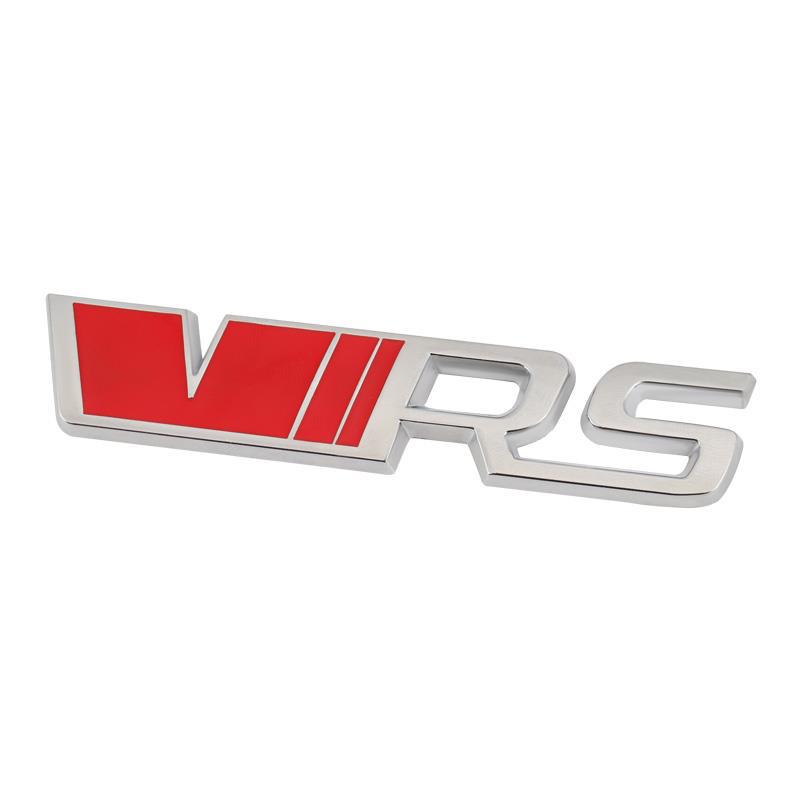 3D Metal Logo VRS Emblem Car Front Grill Badge Trunk Stiker Accessories