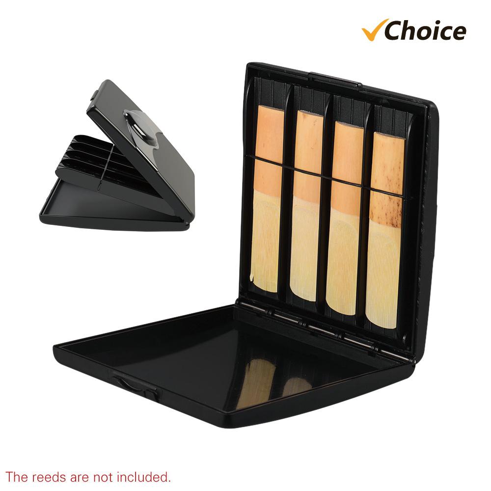 

1 шт. Черный кейс для тростей, держатель, коробка, АБС, вместимость 8 тростей, для саксофона, сакса, кларнета, держатель для тростей 1pc чёрный