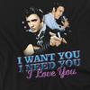 Elvis Presley Unisex Adult I Want You T-Shirt