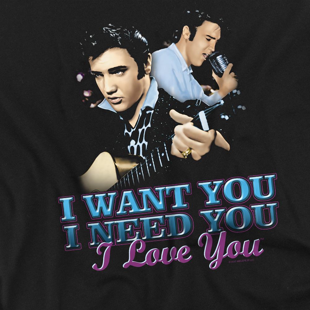 Elvis Presley Unisex Adult I Want You T-Shirt