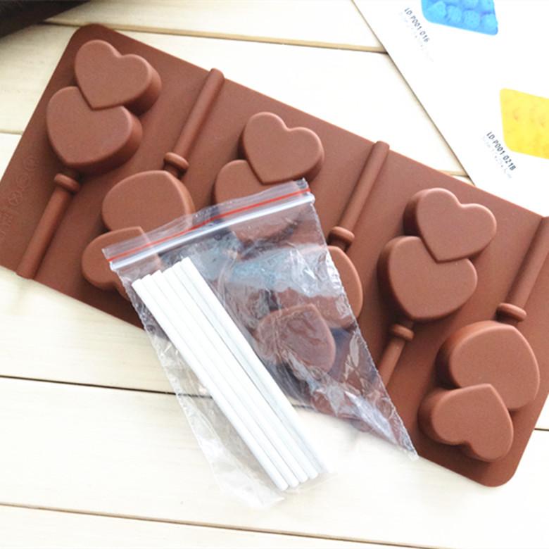 Silicone Lollipop Molds: Various Shapes, Oven-Safe for Small Lollipops and Cakes