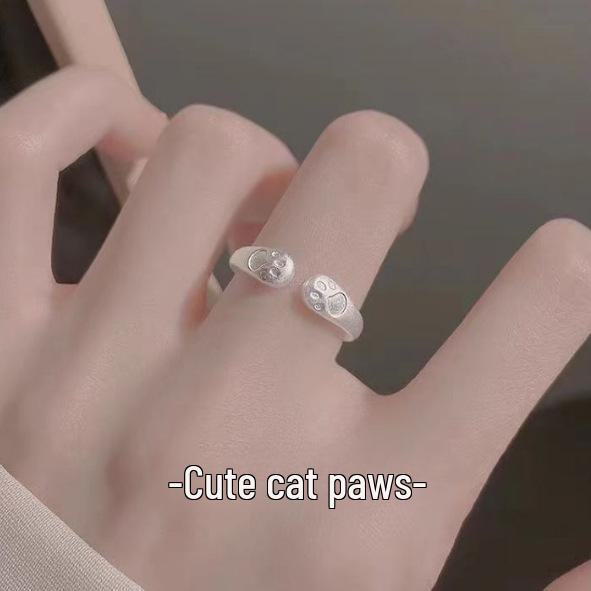 Inel Stea cu Cinci Colțuri pentru Femei - Lux Lejer, Design Coreean High-End, Bandă Argintie pentru Degetul Arătător, Perfect pentru Studente.