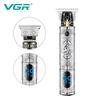Original VGR-228 Upgrade T9 Electric Hair Clipper Professional Metal Shell Hair Trimmer for Men Rechargeable Hair Cutting Machine Digital Display