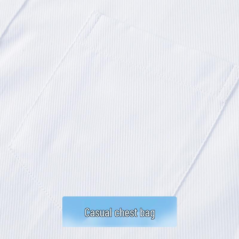 Futing Men's Long Sleeve Business Casual Shirt