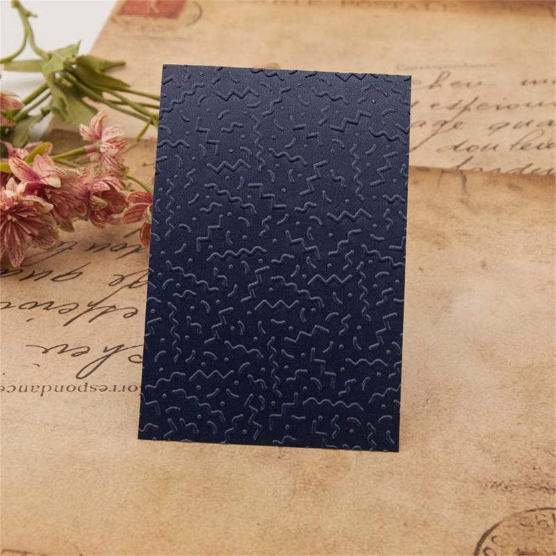 Fakturowana Teczka do Wytłaczania Rękodzieło Papierowe Szablony do Wytłaczania Szablony do Rękodzieła dla Dzieci Tworzenie Kartek Scrapbooking Album na Zdjęcia