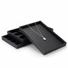 Multi Compartments Jewelry Display Tray Stackable Bracelets Storage Organizer Show Case