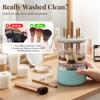 Electric Makeup Brush Cleaner Machine, Automatic Spinning Make Up Brush Washer Portable Makeup Brushes Cleanser For All Size Beauty Makeup Brushes