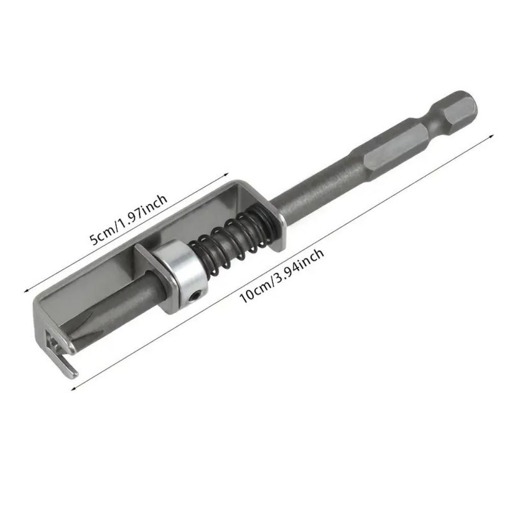 Spring-Loaded Screw Holder Bit Wear Resist Anti-Drop Screwdriver Bit Spring Positioning Bit for Electricians Mechanics