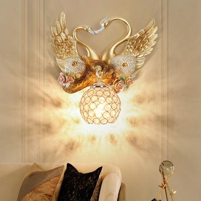 Håndværksresin Væglamper Vintage Væglampe Lysarmaturer til Stue Soveværelse Lampe Hjem Kunstindretning