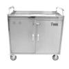 Commercial 2-Tier Stainless Steel Serving Cart