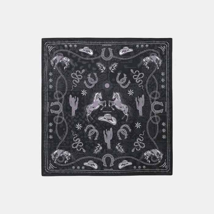 TVH WESTERNMUSTER BANDANA SCHWARZ