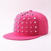 Rivet Baseball Cap Unisex Flat Brim Hip Hop Street Style Sun Hat Dance