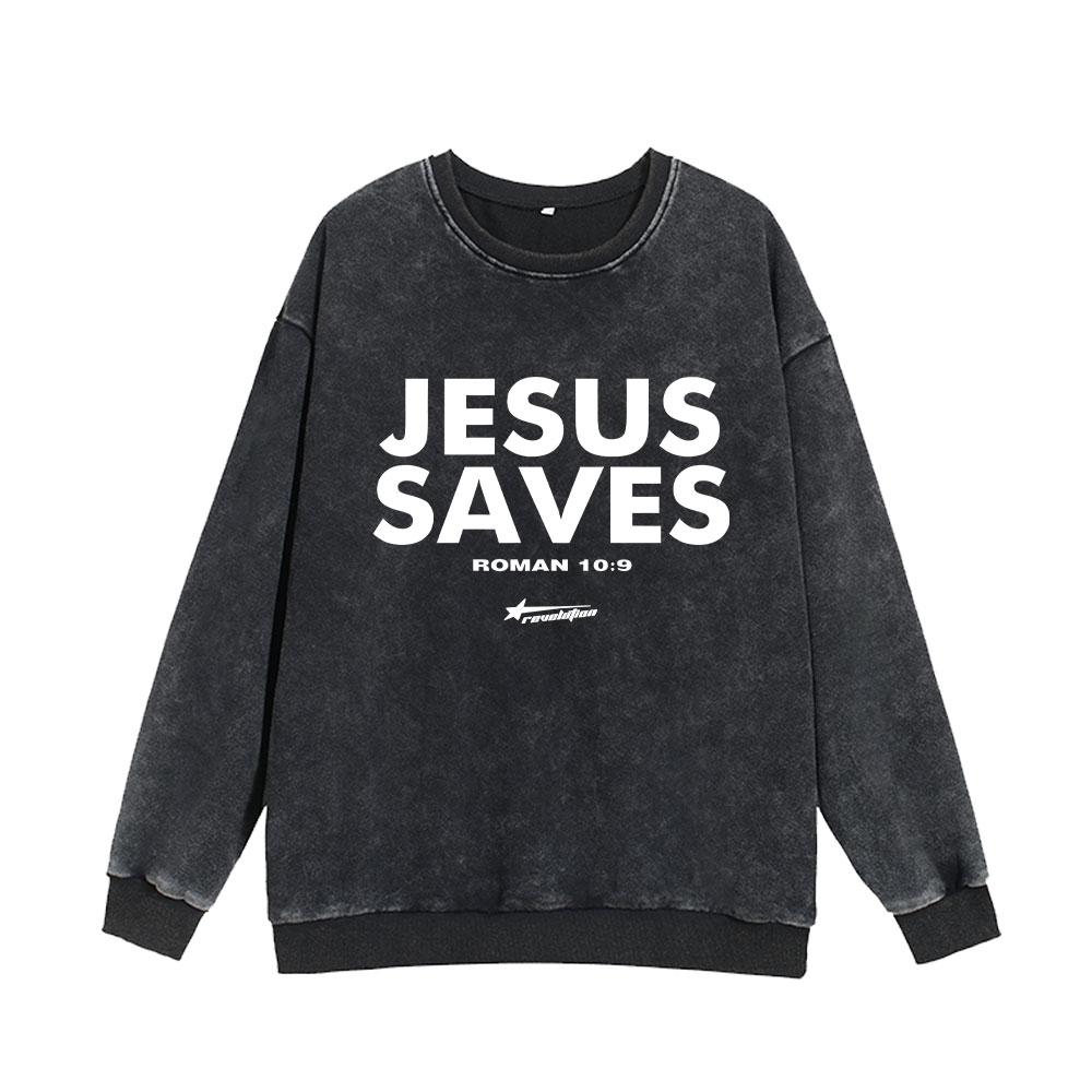 Felpe con cappuccio da uomo Lavaggio Casual Stampa Jesus Saves Alta Qualità Con cappuccio Caldo Inverno Felpa con cappuccio Acid Wash Uomo Donna Unisex Manica lunga