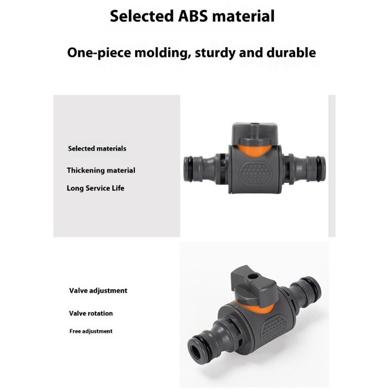 Garden Hose Shut Off Coupler Quick Connection Coupler with Shut Off Valved Garden Hose Coupler Hose Connector Pipe Joiner