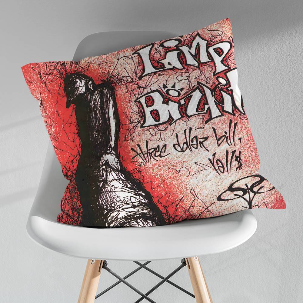 Rock LLimp BBizkit Band Throw Pillow Case Living Room Sofa Cushion Cover For Home Bedroom Decoration Protector