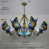 Tiffany Butterfly Pendant Light for Bedroom, Dining Room, Bar, Coffee Shop, Creative Club, KTV, and Counter Lighting