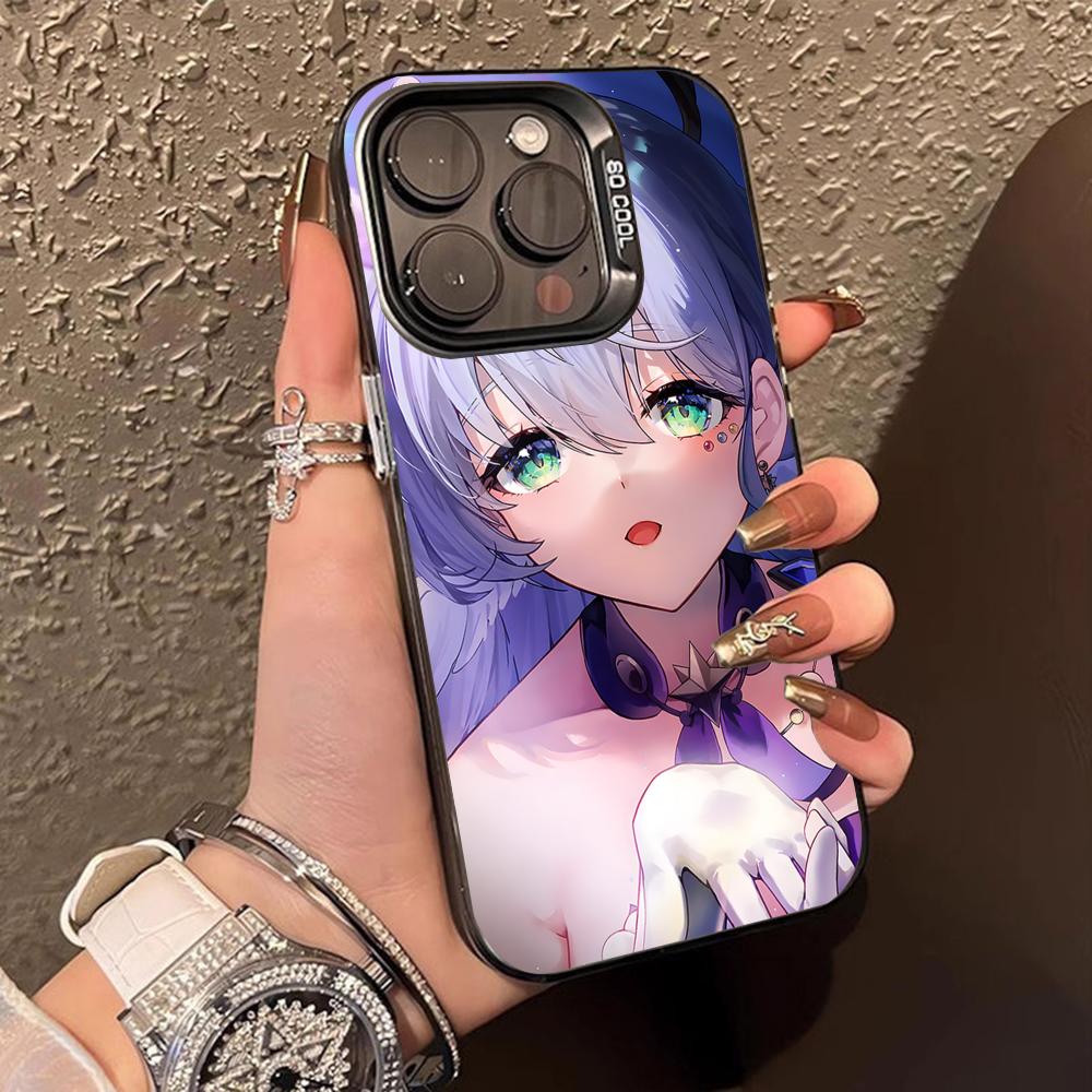 

HSR Robin Translucent Mobile Phone Case for iPhone 17 16 15 14 13 12 11 X XR XS Air Pro Max Plus Colorful Cover iPhone X
