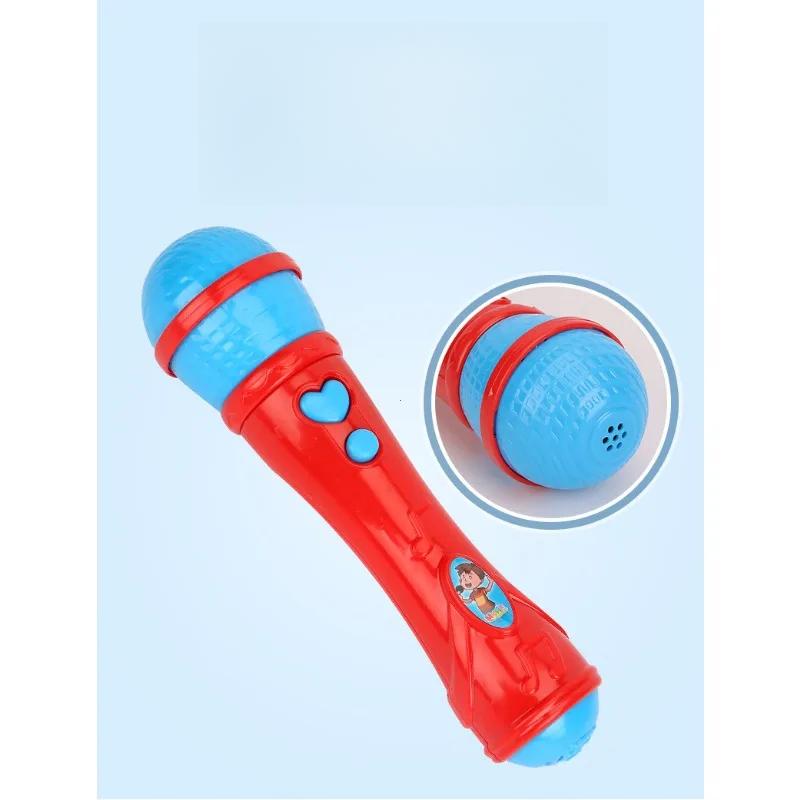 Children Plastic Simulation Microphone Toys Sound Amplifier Toy Gift Early Enlightenment Education Karaoke Musical Toy for Kids