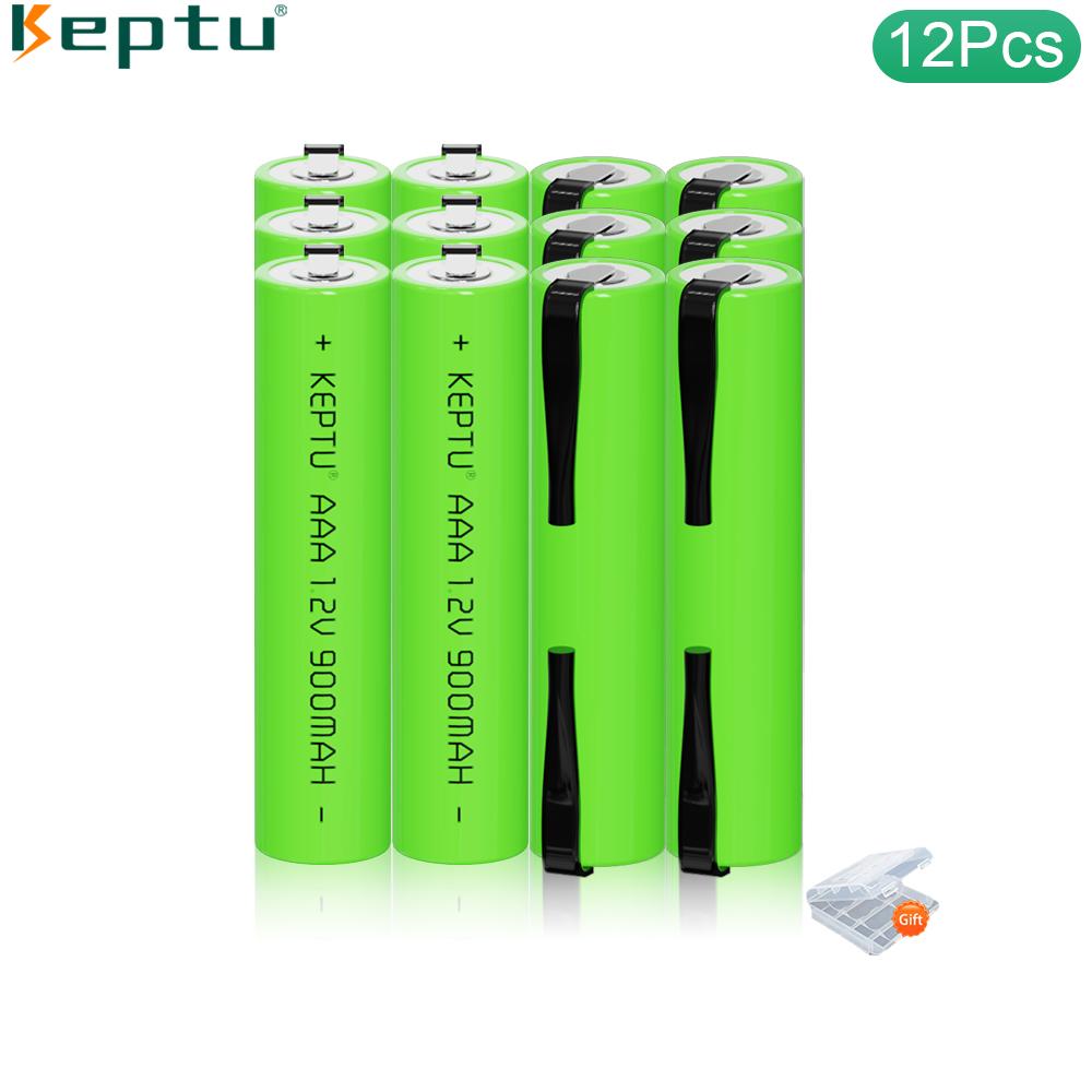 AAA Rechargeable 1.2V Ni-MH Battery 900mAh with Welding Tabs for Philips/Braun Shaver, Razor, Toothbrush – Durable & Easy to Install