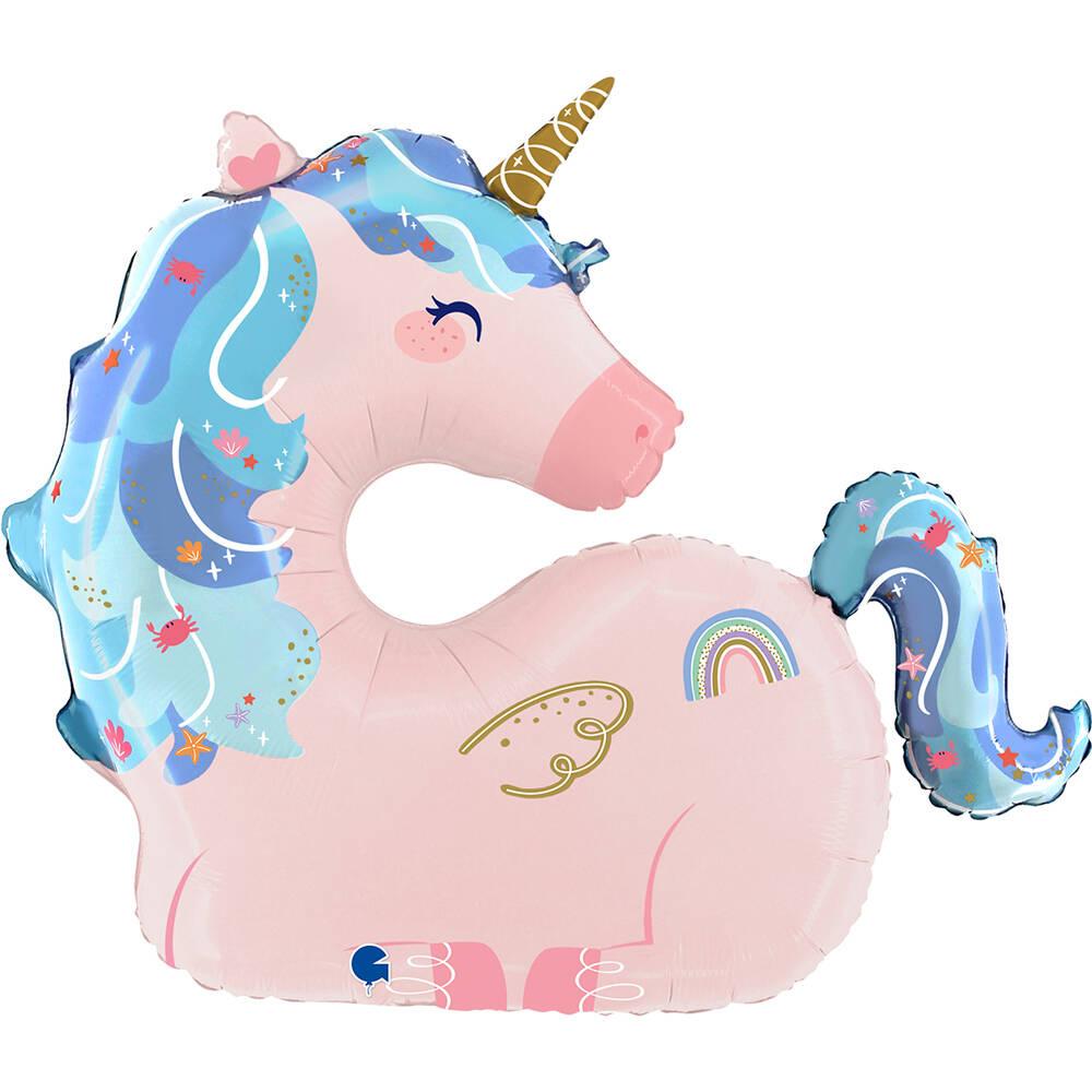 Balon Foliowy Jednorożec, Maritime Unicorn, 102Cm