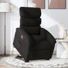 Vidaxl Lift Recliner, Black, Fabric Upholstered