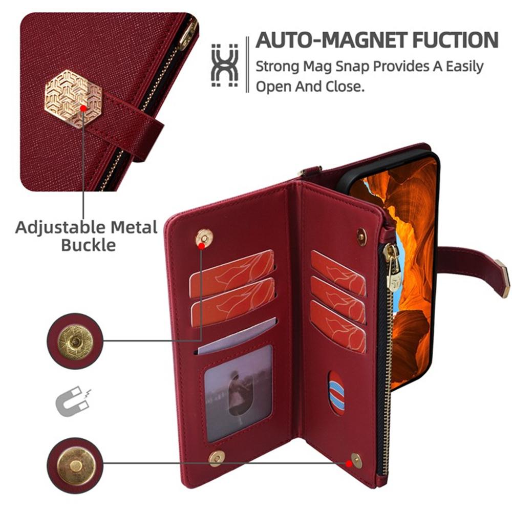 For Realme C71 4G Case Cross Texture PU Leather + TPU Wallet Phone Cover with Strap