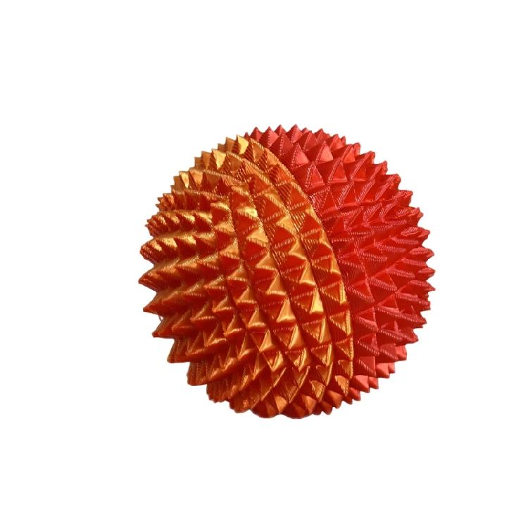 4,8 cm Spikies Handflächen-Massagegerät Fingerrotationsball für Büroangestellte, Studenten zur Linderung von Verspannungen red