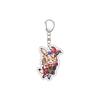 55MM Anime hololive Keychain Tokino Sora/Robocosan/Ōokami Mio/Shirogane Noel Key Chain Acrylic Model Plate Christmas Gifts