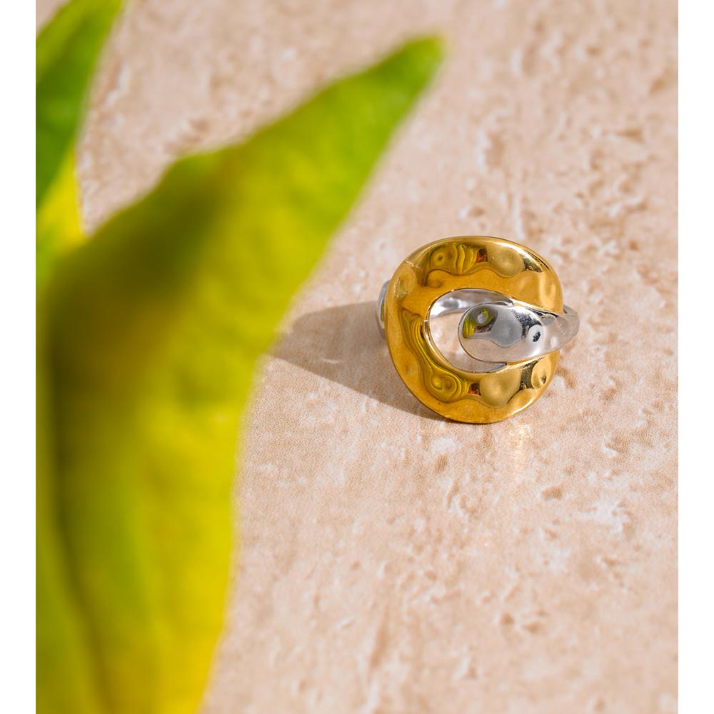 Eetit Arrivals Stainless Steel Metal Geometric Adjustable Ring Distinctive Popular Finger Minimalist Jewelry Wholesale