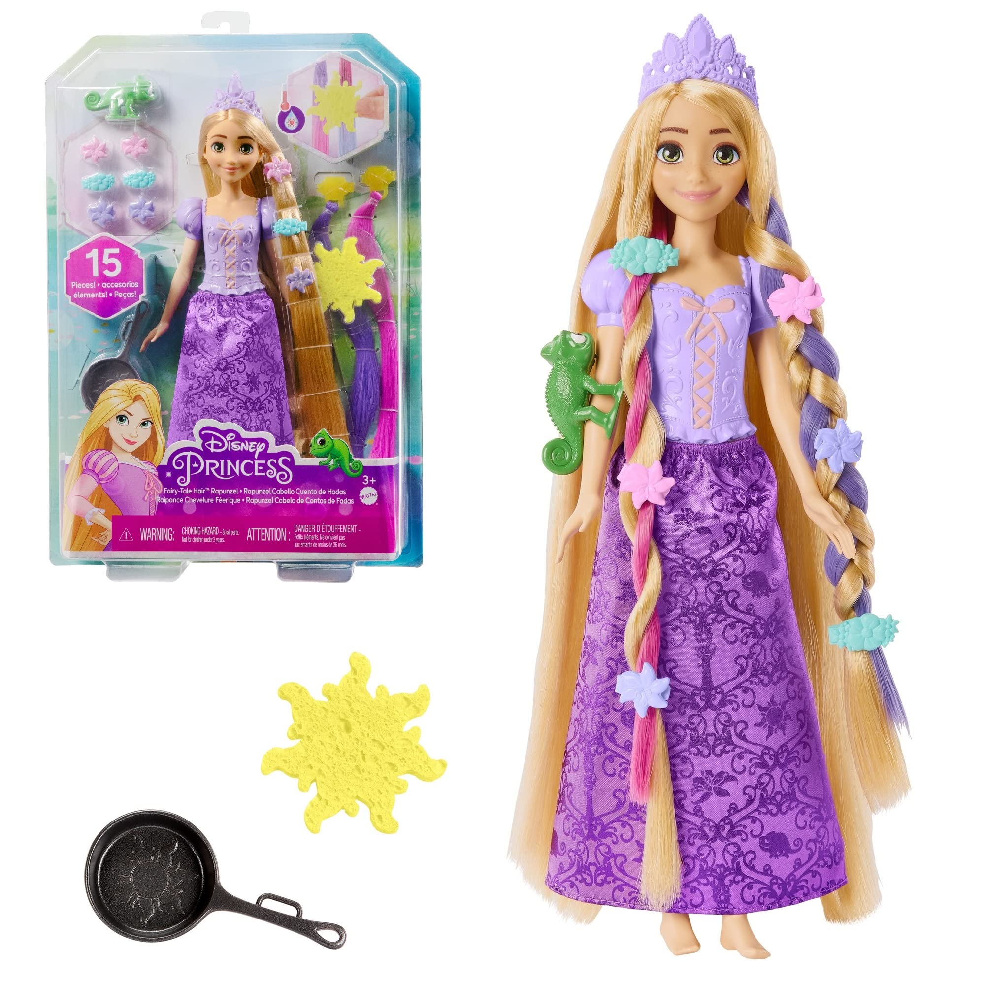 

ДиснейПринцесса Диснея Рапунцель (набор для укладки волос) [dress-up doll] [doll, accessory set] [ages 3 and up] HLW18