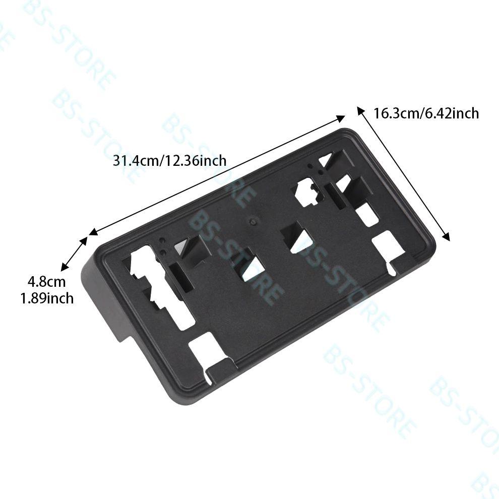1PC Black Auto Front License Plate Frame For Ford F-150 (Except Raptor) 2.7l 3.0l 3.5l V6 Engines 2025 2025 2025 ML3Z-17A385-BB