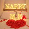 1PC LED Alphabet&Number Lights For Home,Wedding,Proposal,Birthday,Party,Photo Prop, Battery Powered White Decorative Night Light