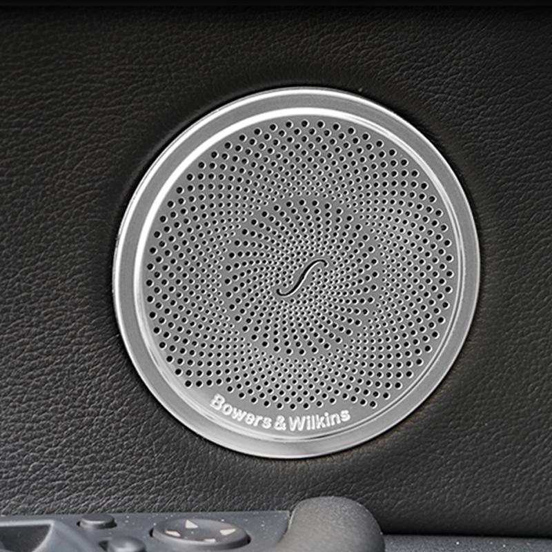 Auto Stereo Lautsprecher Tür Aufkleber Abdeckung Für BMW X6 E71 E72 5 Serie GT F07 Edelstahl Trim Auto Styling auto