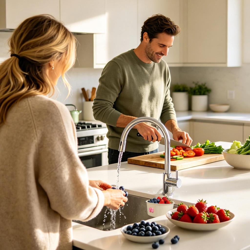 Kitchen Sink Strainer Basket, Multifunctional Food Catcher with Drain Holes, Removable Filter for Fruits & Vegetables Cleaning