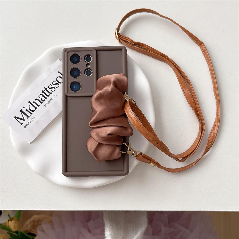 Crossbody Wrist Strap Phone Case for Samsung Galaxy S25 S23 S22 Plus S24 S21 FE Note 20 Ultra A56 A36 A55 A26 A16 A35 A15 5G