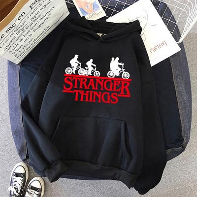 Stranger Things Printed Hoodie Spring Autumn Men's Women's Long Sleeved Hooded Casual Warm Sports Hoodie