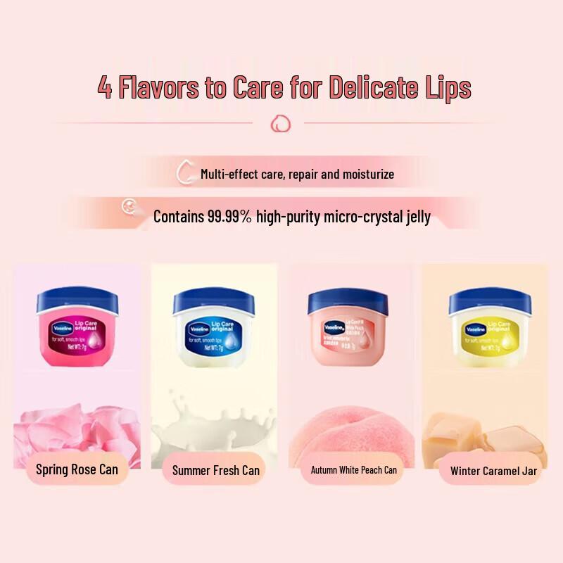 Vaseline Classic Repair Sweet Peach Lip Balm, 7g