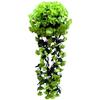 Artificial Hanging Violets Faux Violets with Flowers for Home Wall Vines Realistic Fake Window Box