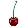 Creative Home 1PCS Cute Cherry shaped Toilet Brush Set with Long Handle Soft Hair Plastic Toilet Brush Bathroom Accessories