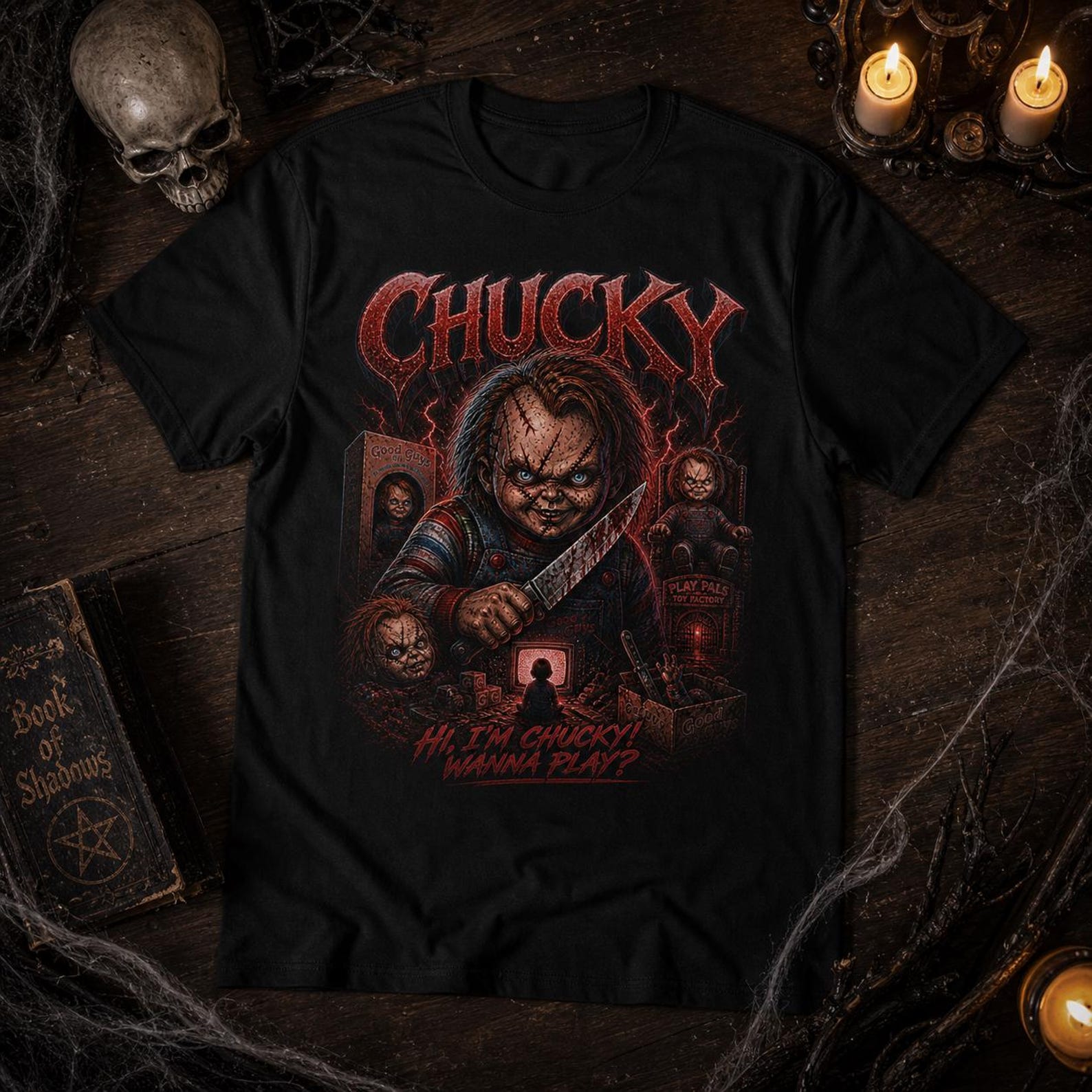 Chucky Horror Graphic Tee | Vintage Slasher Doll Unisex Shirt 3XL