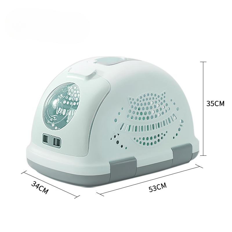 

Ящик для перевозки домашних животных, клетка для кошек, переносной, универсальный, дорожный, собачий, большой, устанавливаемый в машину, транспортный ящик для кошек, дорожный ящик 53*35*34cm