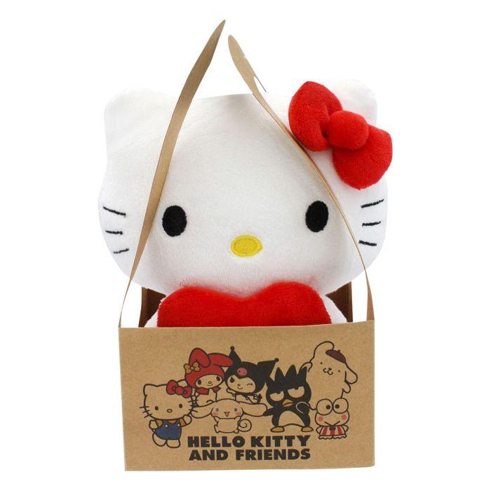 Freude Spielzeug (IT) - Hello Kitty - Plüschtier Hello Kitty Herz 14 cm