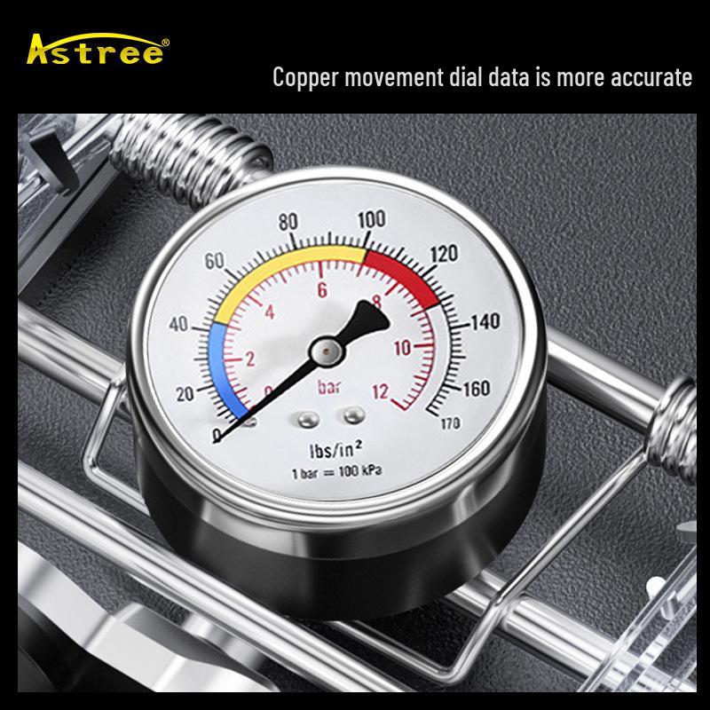 12V Digital Display Portable Tire Inflator with Preset Pressure and One-Key Inflate/Stop