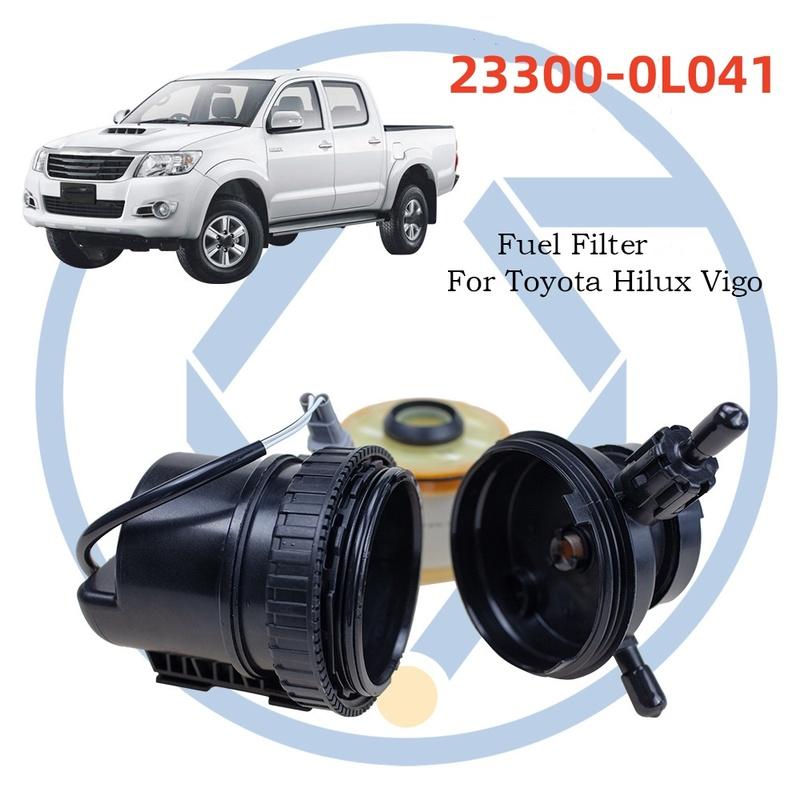 Fuel Filter Assembly 23300-0L041 233000L041 For Toyota HILUX 1KD 2KD 2009 FORTUNER 2004-2016 Straight Tube 23390-0L041