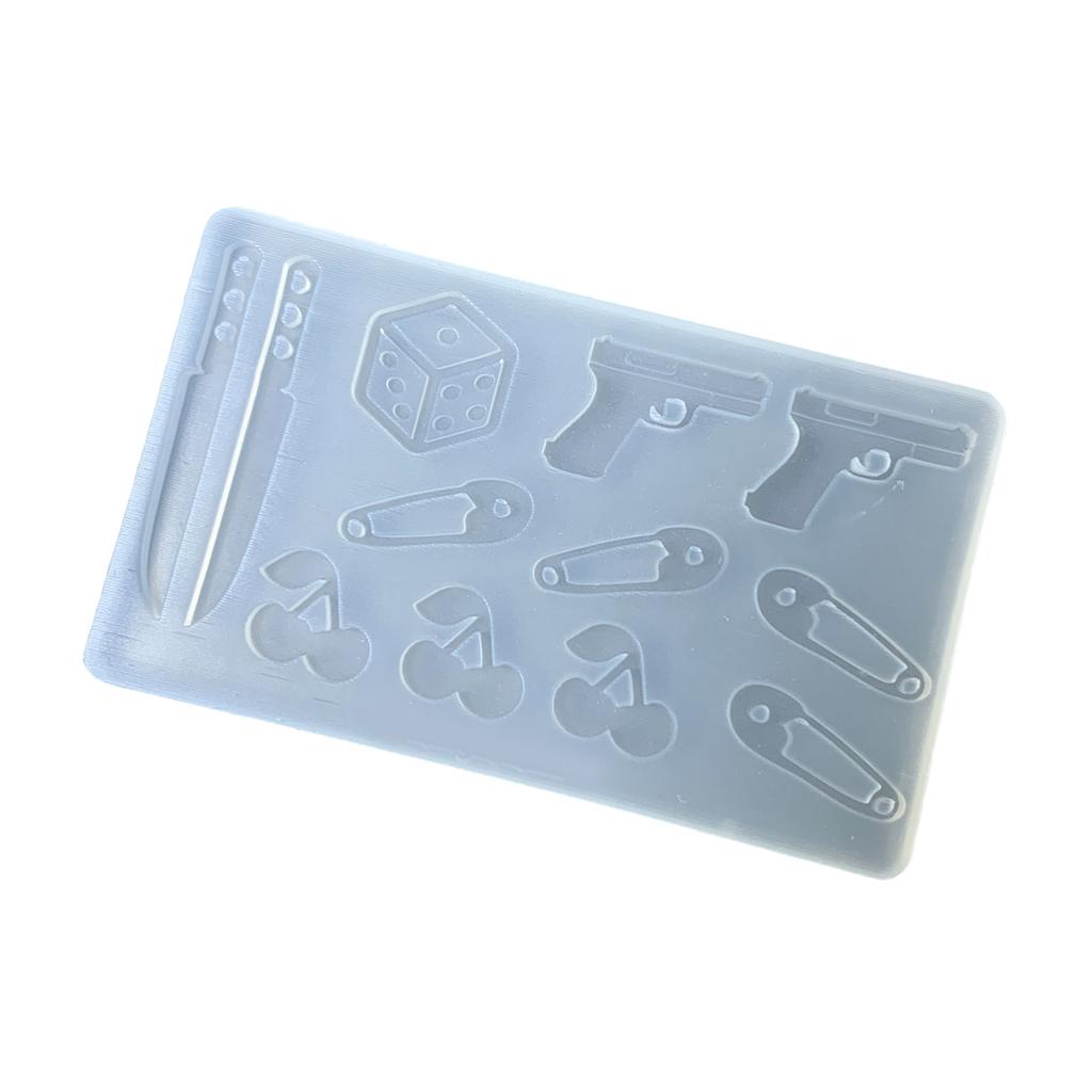Silicone Mold Cherry Shaped Accessories Mould Unique Epoxy Resin Jewelry Making Molds for Crafting Enthusiasts