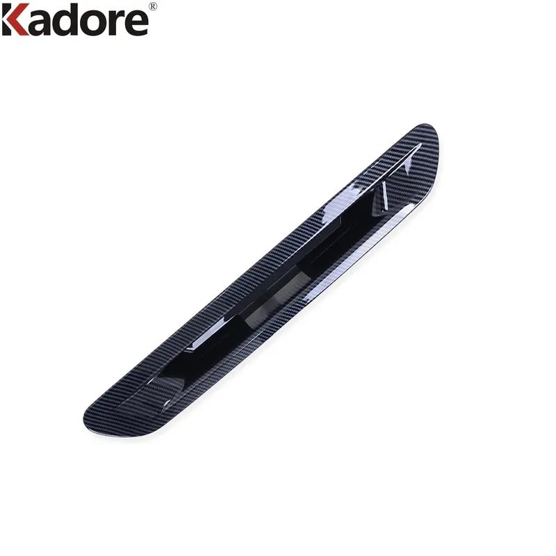 Rear Trunk Door Handle Bowl Cover Trim For Kia Carnival KA4     2024 Carbon Fiber Car Exterior Accessories