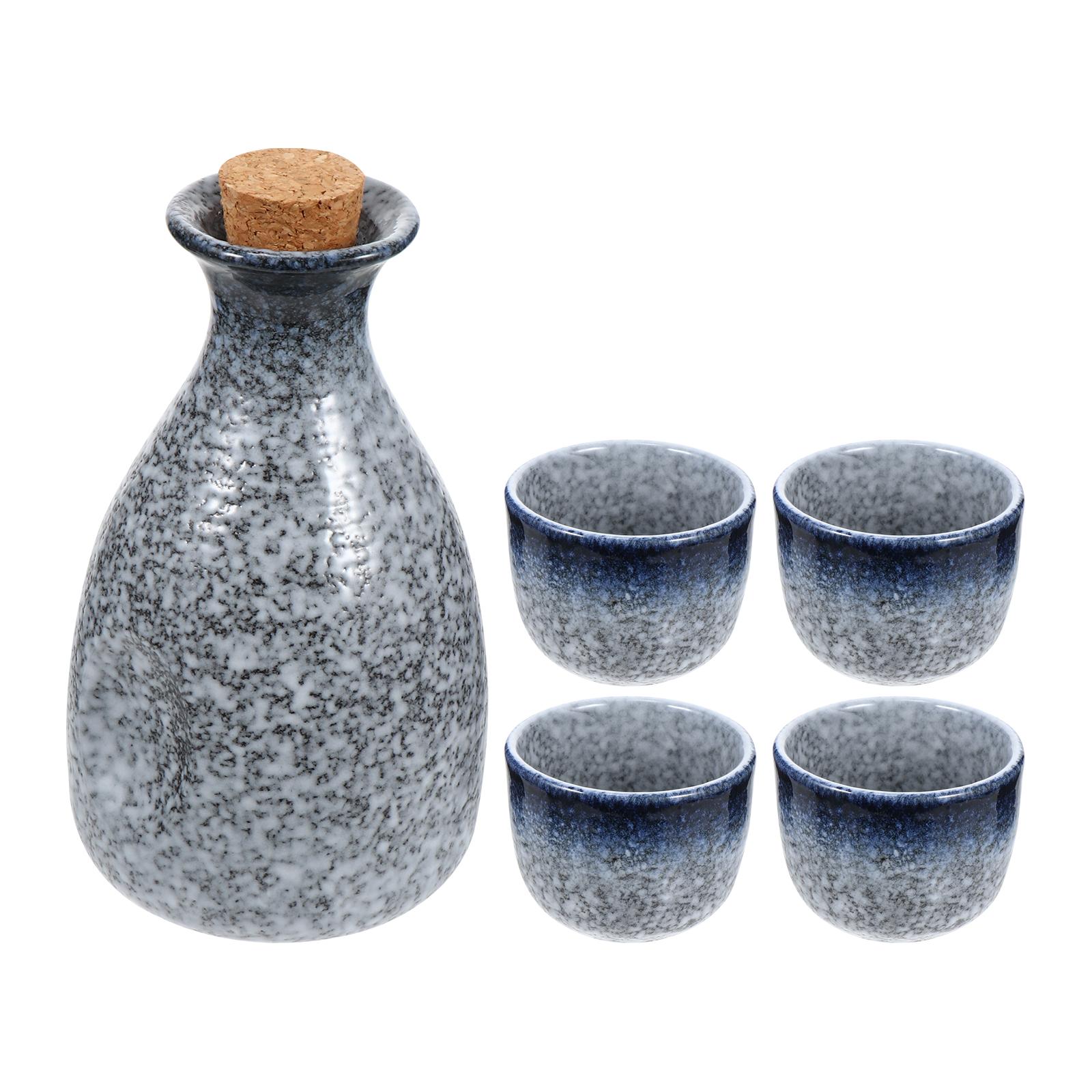 Sake Cups Pot Japan Style Ceramic Set Glassware Kitchen Dining Bar Decorative Homeware Tableware Drinkware Vase